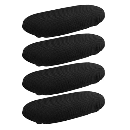 Operitacx 2 Paare Bürostuhl mit Handschuhen Stuhlbezug für Armlehnen Armabdeckungen für Stühle Bürostuhlarm Armabdeckungen dehnbar Ärmel für Armlehnen Polyester (Polyester) Schwarz von Operitacx