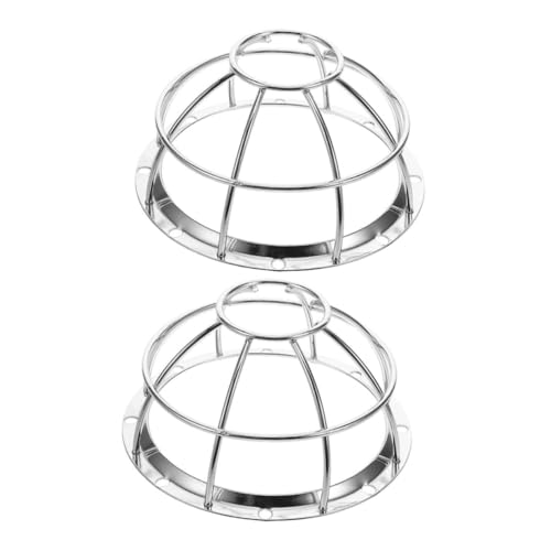 Operitacx 2 STÜCK Feuermelder Schutzkorb Transparent Hitzebeständig für Rauchmelder und Sprinklerkopf Schutz Staubschutzabdeckung Einfache Montage für Wohn Gewerbegebrauch von Operitacx