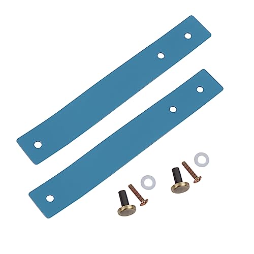 Operitacx 2 STÜCK Teiliges Ledergriff Stilvolle Möbelknöpfe für Schranktüren und Kleiderschränke Einfache Installation Langlebig und Kreativ Blaues Design mit Goldenen Nägeln Operitacx 2 STÜCK Teiliges Ledergriff Stilvolle Möbelknöpfe für Schranktüren und Kleiderschränke Einfache Installation Langlebig und Kreativ Blaues Design mit Goldenen Nägeln von Operitacx