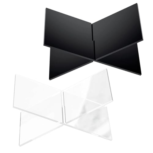 Operitacx 2 Sätze Acryl Buchständer Transparent Schwarz Buchhalter für Bibeln Kochbücher Magazine Textbücher Schreibtisch Küchen Theke Ergonomisch Platzsparend Operitacx 2 Sätze Acryl Buchständer Transparent Schwarz Buchhalter für Bibeln Kochbücher Magazine Textbücher Schreibtisch Küchen Theke Ergonomisch Platzsparend von Operitacx