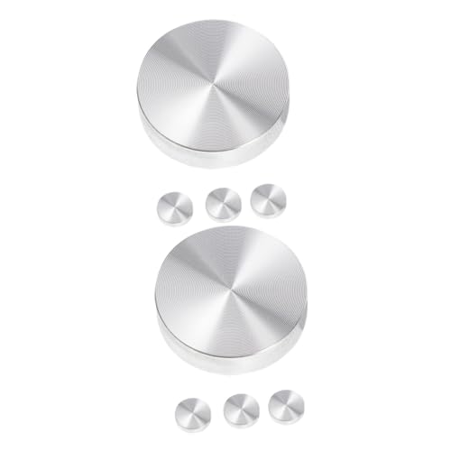 Operitacx 2 Sätze Aluminiumlegierung Rundscheibenadapter Für Glastisch Teetisch Und Vitrinen Einfache Installation Vielseitig Einsetzbar Leicht Und Tragbar Für Verschiedene 4 Stück * 2 von Operitacx