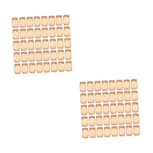 Operitacx 2 Sätze Diy Holzscheiben Zum Basteln Handbemalte Dekoration Für Mason Jar Form Für Schmuckherstellung Und Kreative Projekte 50 Stück * 2 von Operitacx