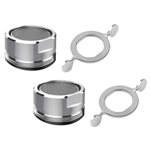 Operitacx 2 Sätze Faucet Aerator Set mit Wasserhahnfilter Dichtungen und Schraubenschlüsseln Spritzschutz Wasserfilter für Küchen und Badezimmerarmaturen Operitacx 2 Sätze Faucet Aerator Set mit Wasserhahnfilter Dichtungen und Schraubenschlüsseln Spritzschutz Wasserfilter für Küchen und Badezimmerarmaturen von Operitacx
