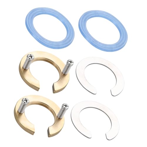 Operitacx 2 Sätze Faucet Fixing Fitting Kit Teiliges mit Lockerungs Mutter für Küchen und Badezimmerarmaturen Langlebige Silikon Metall Materialien Sichere Befestigung für Waschbecken und Operitacx 2 Sätze Faucet Fixing Fitting Kit Teiliges mit Lockerungs Mutter für Küchen und Badezimmerarmaturen Langlebige Silikon Metall Materialien Sichere Befestigung für Waschbecken und von Operitacx