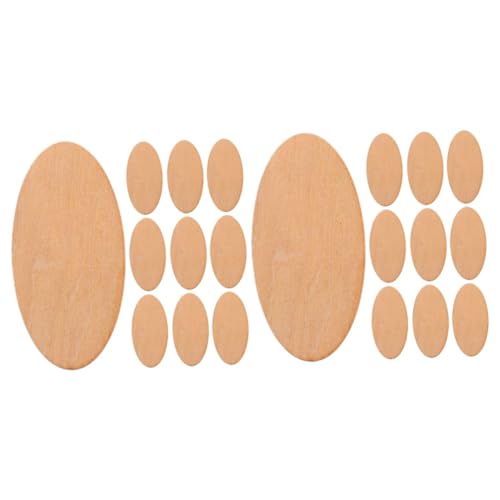 Operitacx 2 Sätze Ovaler Holzrohlinge Für Diy Projekte Unbehandelte Holzscheiben Zum Basteln Gestalten Malen Und Dekorieren 10 Stück * 2 Operitacx 2 Sätze Ovaler Holzrohlinge Für Diy Projekte Unbehandelte Holzscheiben Zum Basteln Gestalten Malen Und Dekorieren 10 Stück * 2 von Operitacx