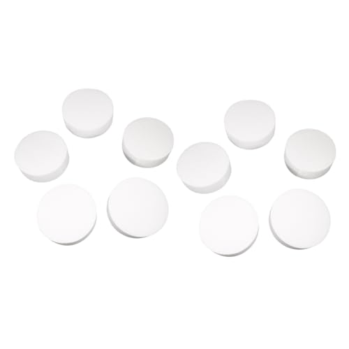 Operitacx 2 Sätze Schaumscheibe Kuchen Moussebecher Hochzeitstorte Topper Klare Dessertbecher Handwerksbedarf DIY-Material Basteln Sie DIY-schaumstoffe Styroporschaum Weiß 5 Stück * 2 von Operitacx