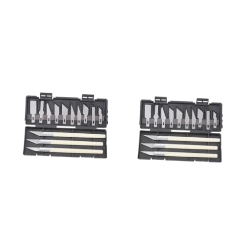 Operitacx 2 Sätze Schnitz Messer Set Schneidmesser Craft Hobby Gebrauchsmesser Präzisionsmesser Hobbymesser Für Präzisionshandwerk Schnitzmesser Hobby-gebrauchsmesser Edelstahl Und von Operitacx