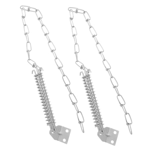 Operitacx 2 Sätze Sicherheitskette Tür Innen aus Edelstahl Winddicht und Wetterfest Robuste Diebstahlsicherung für Haustür Geeignet für Wohn Geschäftstüren Langlebiger Schutz gegen Einbruch von Operitacx