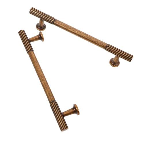 Operitacx 2 Sätze Vintage Cabinet Pulls aus Zinklegierung Retro Möbelgriffe in Gelbbronze Antike Schrankgriffe für Kommoden Kleiderschränke und Küchenschränke von Operitacx