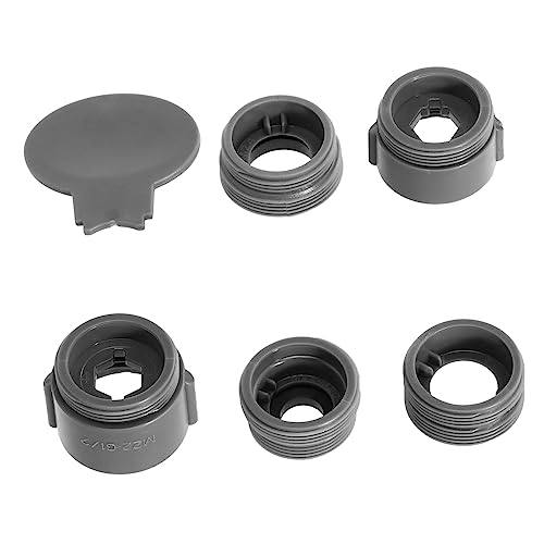 Operitacx 2 Sätze Wasserhahn-adapter Wasserhahn-sprayer-adapter Wasserhahndüse Adapter Grey Plastik von Operitacx