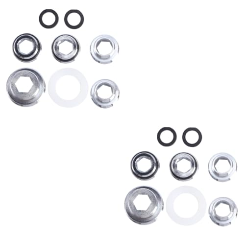 Operitacx 2 Sätze Wasserhahnkonvertierungsanschluss Küchenhahn Düse Filtration Filter Luftsprudler-hahn-adapter Wasserhahn-adapter-kit Kupfer – Kunststoff 5 Stücke * 2 Operitacx 2 Sätze Wasserhahnkonvertierungsanschluss Küchenhahn Düse Filtration Filter Luftsprudler-hahn-adapter Wasserhahn-adapter-kit Kupfer – Kunststoff 5 Stücke * 2 von Operitacx