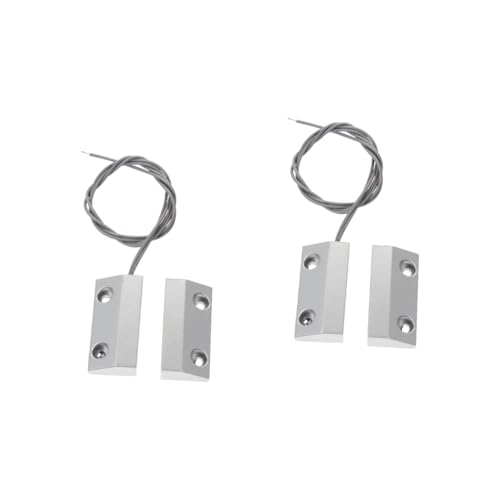 Operitacx 2 Sätze Zinklegierung Rolltor Alarm Sensor Magnetischer Türalarm für Fenster und Türen Rostbeständig für Zugangskontrolle und Alarmsysteme für Haushaltsschutz Operitacx 2 Sätze Zinklegierung Rolltor Alarm Sensor Magnetischer Türalarm für Fenster und Türen Rostbeständig für Zugangskontrolle und Alarmsysteme für Haushaltsschutz von Operitacx
