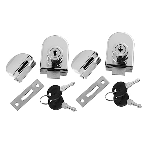 Operitacx 2 Sätze Zwei Sets Professionelles Zinklegierungs Schloss für Glastüren Sicheres und Langlebiges Vitrinenschloss für Glasvitrinen und Schränke Einfache Installation Diebstahl Operitacx 2 Sätze Zwei Sets Professionelles Zinklegierungs Schloss für Glastüren Sicheres und Langlebiges Vitrinenschloss für Glasvitrinen und Schränke Einfache Installation Diebstahl von Operitacx