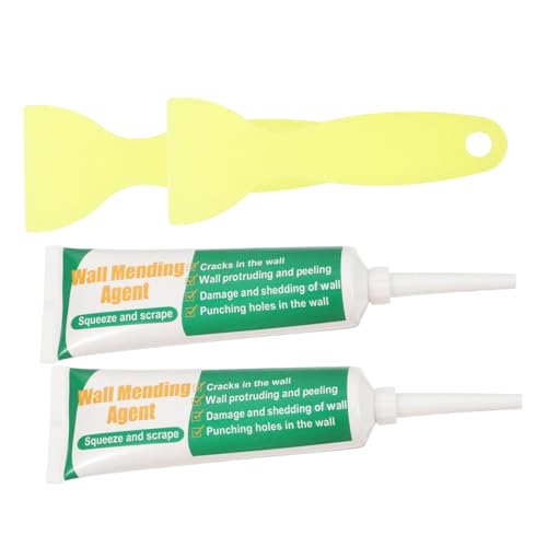 Operitacx 2 Satz Wandreparaturcreme Weiß Selbstklebende Wandspachtelmasse Mit Spachtel Für Hauswand Und Schnelle Dauerhafte Reparatur Operitacx 2 Satz Wandreparaturcreme Weiß Selbstklebende Wandspachtelmasse Mit Spachtel Für Hauswand Und Schnelle Dauerhafte Reparatur von Operitacx
