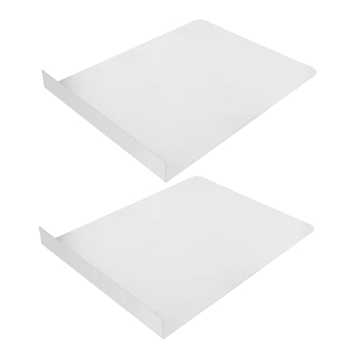 Operitacx 2 Stck. Spritzschutz Fettspritzerschutz Spüle Splash Guard Bewachen Wand Splash Guards Kochen Spritzer Wache Spülenschutz Für Küchenspülen Silver Rostfreier Stahl von Operitacx