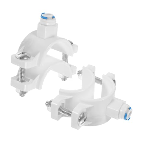 Operitacx 2 Stück Abfluss Sattelventil Klemme für Umkehrosmose Wasserfiltersysteme Robuste Langlebige Wasserfilter Klemme für Einfache Installation und von Operitacx