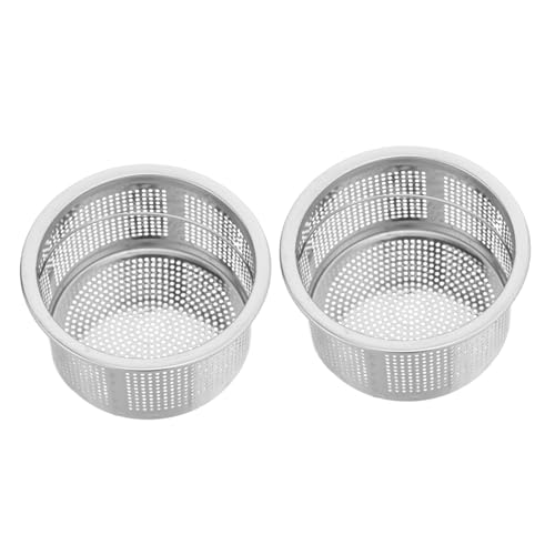Operitacx 2 Stück Abflusssieb für Küchenspülen Abflussfilter mit Metallgriff zur Effektiven Verstopfungsschutz und Abfallauffangung Langlebig und Elegant Operitacx 2 Stück Abflusssieb für Küchenspülen Abflussfilter mit Metallgriff zur Effektiven Verstopfungsschutz und Abfallauffangung Langlebig und Elegant von Operitacx