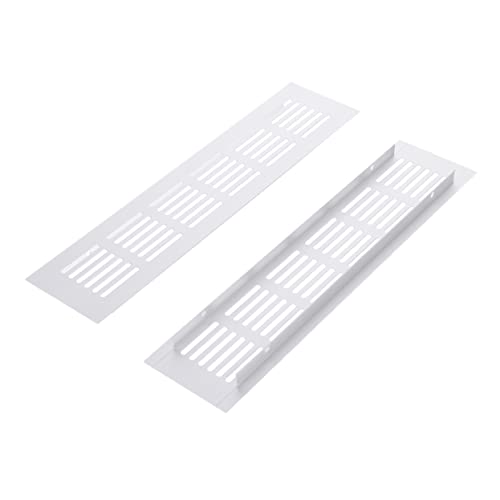Operitacx 2 Stück Aluminiumlegierung Ventilationsgitter für Schränke Rechteckige Luftventilation für Schuhschränke Kleiderschränke Aluminiumfarbe für Effektive Luftzirkulation Operitacx 2 Stück Aluminiumlegierung Ventilationsgitter für Schränke Rechteckige Luftventilation für Schuhschränke Kleiderschränke Aluminiumfarbe für Effektive Luftzirkulation von Operitacx