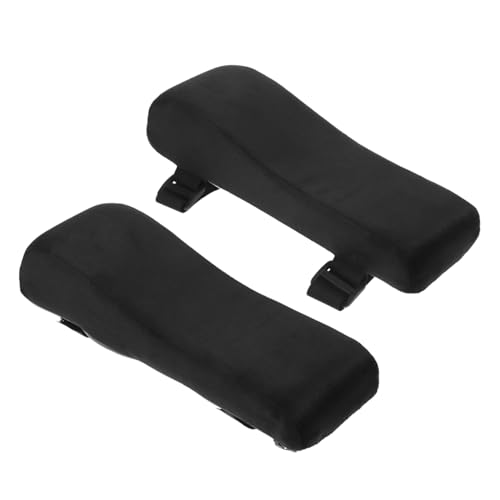 Operitacx 2 Stück Armlehnenpolster für Bürostuhl Weiche mit Verstellbarer Höhe Ergonomisch Gepolstert für Gaming rutschfest Bequem Vielseitig für Büro und Zuhause von Operitacx