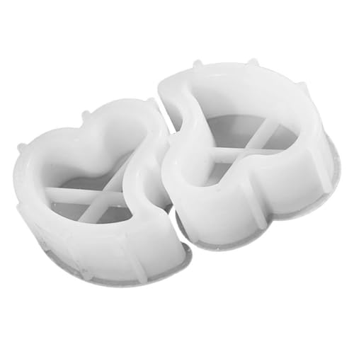 Operitacx 2 Stück Diy Silikonform Herz für Kerzen für Romantische Aromakerzen Langlebiges Material für Valentinstag und Kreative Anlässe Einfach zu Verwenden von Operitacx