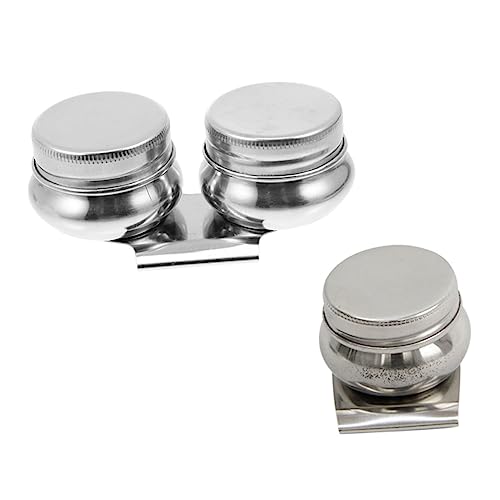 Operitacx 2 Stück Edelstahl Farbmischtöpfe Für Aquarellfarben 4cm x 2,5cm Mit Deckel Und Clip Langlebig Und Wiederverwendbar Für Künstler Und Selbstgemacht Projekte Operitacx 2 Stück Edelstahl Farbmischtöpfe Für Aquarellfarben 4cm x 2,5cm Mit Deckel Und Clip Langlebig Und Wiederverwendbar Für Künstler Und Selbstgemacht Projekte von Operitacx