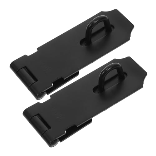 Operitacx 2 Stück Edelstahl Mehrzweck Türschloss Riegel Verschluss für Fenster Türen Schränke und Werkzeugkästen Einfache Montage Schwarze Oberfläche Sichere Verriegelung für Haushalt und Operitacx 2 Stück Edelstahl Mehrzweck Türschloss Riegel Verschluss für Fenster Türen Schränke und Werkzeugkästen Einfache Montage Schwarze Oberfläche Sichere Verriegelung für Haushalt und von Operitacx