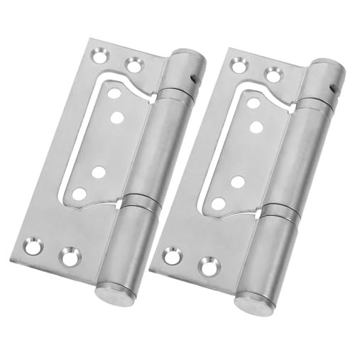 Operitacx 2 Stück Edelstahl Türscharniere Unsichtbar Hydraulisch Dämpfend Bifold Türschließer Für Holz Zimmertüren Geräuscharm Leicht Montage von Operitacx