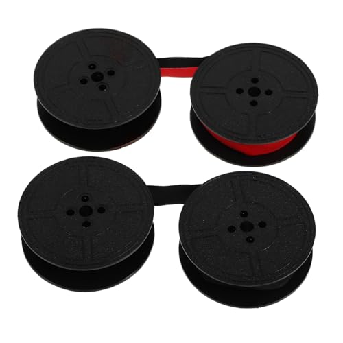 Operitacx 2stücke Ersatz-schreibmaschinenbänder Mit Doppelspule Kompatibel Mit Schwarzer Und Roter Tinte Für Schreibmaschinen Strapazierfähig Aus Nylonmaterial von Operitacx