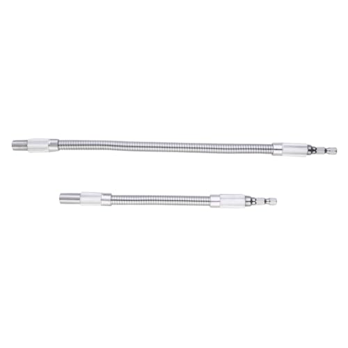 Operitacx 2 Stück Flexible Schraubendreher Teiliges Metall Verlängerungsset Drehbar Biegsam Bohrer Adapter für Akkuschrauber DIY Handwerk Werkzeug Operitacx 2 Stück Flexible Schraubendreher Teiliges Metall Verlängerungsset Drehbar Biegsam Bohrer Adapter für Akkuschrauber DIY Handwerk Werkzeug von Operitacx