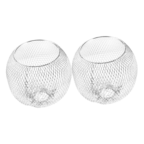 Operitacx 2 Stück Handgefertigter Metall Käfig Lampenschirm Offenes Design mit Stilvollen Eisen drahtakzenten Industrieller Lampenschirm für Wohnzimmer Schlafzimmer Pendelleuchte Operitacx 2 Stück Handgefertigter Metall Käfig Lampenschirm Offenes Design mit Stilvollen Eisen drahtakzenten Industrieller Lampenschirm für Wohnzimmer Schlafzimmer Pendelleuchte von Operitacx