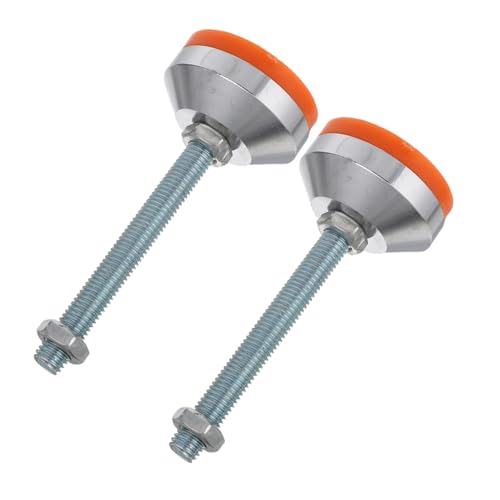 Operitacx 2 Stück Hochleistungsmaschinenmaschinenbecher Nivellierfüße für schwere Beanspruchung Tischniveau Füße Hochleistungs-Nivellierfüße mit Gewinde Heavy Duty Foot Leveler Bank PVC von Operitacx