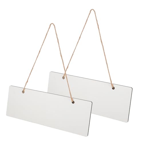 Operitacx 2 Stück Holz Sublimations Türhänger Weiß Diy Craft Schilder für Büro Geschäft Leere Holzplaketten für Kreative Dekoration und Persönliche Operitacx 2 Stück Holz Sublimations Türhänger Weiß Diy Craft Schilder für Büro Geschäft Leere Holzplaketten für Kreative Dekoration und Persönliche von Operitacx
