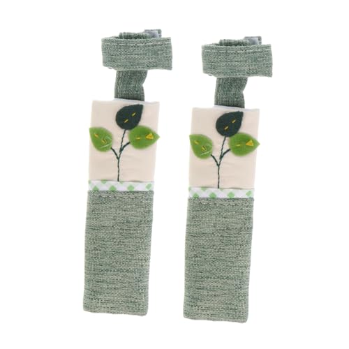 Operitacx 2 Stück Kühlschrankgriffschoner Weichem Stoff Schützende Antistatische Küchen handschuhhülle für Runde Türgriffe Leicht zu Reinigen Geeignet für Kühlschrank Ofen Mikrowelle und Operitacx 2 Stück Kühlschrankgriffschoner Weichem Stoff Schützende Antistatische Küchen handschuhhülle für Runde Türgriffe Leicht zu Reinigen Geeignet für Kühlschrank Ofen Mikrowelle und von Operitacx