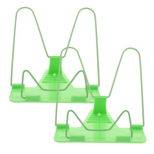 Operitacx 2 Stück Leseständer mit Verstellbarem aus Leichtem Grünem Material Multifunktionaler Buchhalter für Zuhause Büro Studium zur Ergonomischen Leseposition Operitacx 2 Stück Leseständer mit Verstellbarem aus Leichtem Grünem Material Multifunktionaler Buchhalter für Zuhause Büro Studium zur Ergonomischen Leseposition von Operitacx