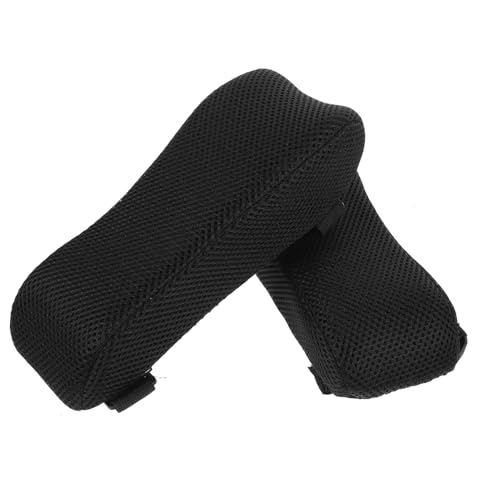Operitacx 2 Stück Memory Foam Armlehnenpolster rutschfeste Atmungsaktive Armlehnenkissen Ergonomisch Gepolstert für Bürostuhl Gamingstuhl Komfortable Ellbogenauflage für Langes Sitzen von Operitacx