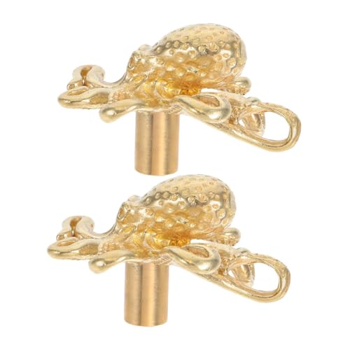 Operitacx 2 Stück Messing Türgriffe Nautisches Design Octopus Schubladenknöpfe Küstendeko Vintage Möbelgriffe für Schränke Kommoden und Türen Operitacx 2 Stück Messing Türgriffe Nautisches Design Octopus Schubladenknöpfe Küstendeko Vintage Möbelgriffe für Schränke Kommoden und Türen von Operitacx