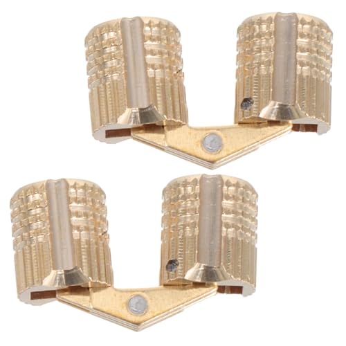 Operitacx 2 Stück Messing Verdeckte Scharniere für Schranktüren Unsichtbare Kabinettbeschläge Geräuschlose Nahtlose Öffnung Geeignet für DIY Schmuckboxen und Möbel Operitacx 2 Stück Messing Verdeckte Scharniere für Schranktüren Unsichtbare Kabinettbeschläge Geräuschlose Nahtlose Öffnung Geeignet für DIY Schmuckboxen und Möbel von Operitacx