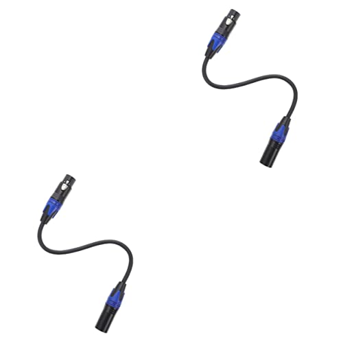 Operitacx 2 Stück Mikrofonkabel Xlr Male To Female Audio Kabel Hochwertiges Mic Kabel mit Stabilem Kupferkern Störschutz für Hochwertige Klangübertragung Audio Equipment von Operitacx