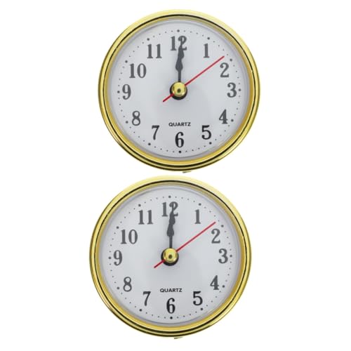 Operitacx 2 Stück Miniatur Uhrwerk für DIY Projekte Ersatz Uhrkopf mit Arabischen Ziffern Vintage Design Einfach zu Lesen für Wanduhren und Armbanduhren Uhrmechanismus Operitacx 2 Stück Miniatur Uhrwerk für DIY Projekte Ersatz Uhrkopf mit Arabischen Ziffern Vintage Design Einfach zu Lesen für Wanduhren und Armbanduhren Uhrmechanismus von Operitacx