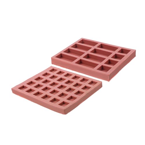 Operitacx 2 Stück Modellbodenfliesen Schimmel Gussform Feste Ziegelform Mini -Ziegelformen von DIY -Miniatursteinen Miniatur-Ziegelform Silikon gefälschte Formen Betonformen Kieselgel Braun Operitacx 2 Stück Modellbodenfliesen Schimmel Gussform Feste Ziegelform Mini -Ziegelformen von DIY -Miniatursteinen Miniatur-Ziegelform Silikon gefälschte Formen Betonformen Kieselgel Braun von Operitacx