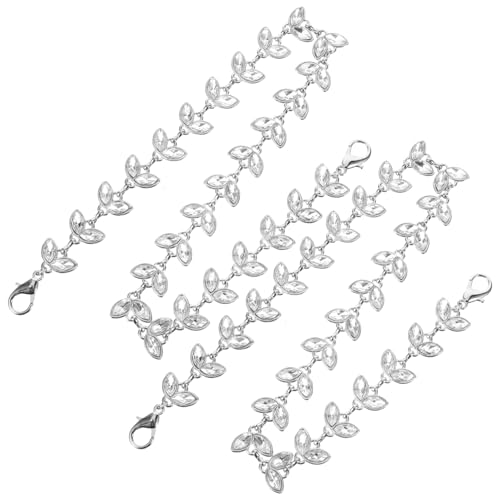 Operitacx 2 Stück Modische Handtaschenketten mit Kristall und Perlen Dekorative Ersatzkette für Damenhandtaschen Leichte Strapazierfähige DIY Taschenaccessoires Operitacx 2 Stück Modische Handtaschenketten mit Kristall und Perlen Dekorative Ersatzkette für Damenhandtaschen Leichte Strapazierfähige DIY Taschenaccessoires von Operitacx