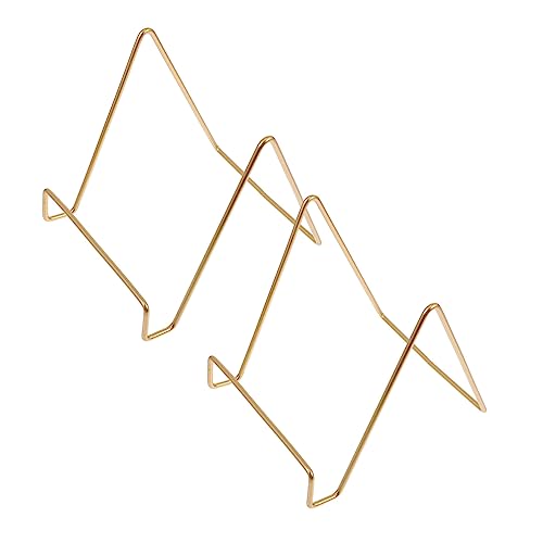 Operitacx 2 Stück Multifunktionale Fotohalter Stabiler Dekorativer Ständer für Bilder Gold für Zuhause Büro und Studios Einfacher Aufbau Elegantes Design Operitacx 2 Stück Multifunktionale Fotohalter Stabiler Dekorativer Ständer für Bilder Gold für Zuhause Büro und Studios Einfacher Aufbau Elegantes Design von Operitacx
