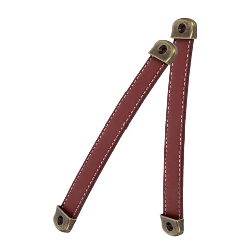 Operitacx 2stücke Vintage-türgriffe Aus Pu-material Für Schränke Retro-stil Garderobengriffe Koffergriffe Und Möbelknöpfe Passend Für Küchenschränke Badezimmermöbel Und Kommoden von Operitacx
