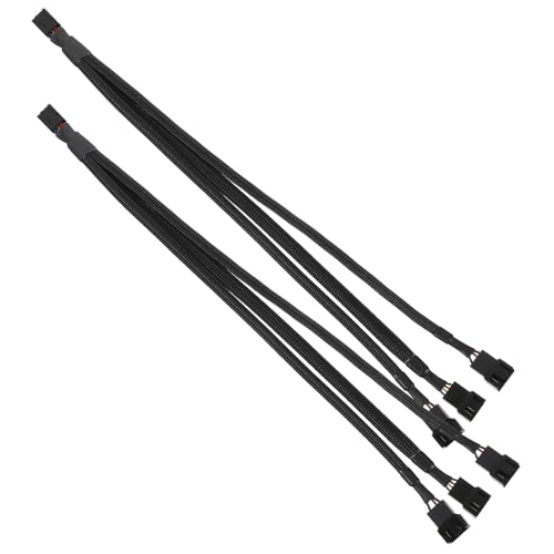 Operitacx 2 Stück Pwm CPU Lüfter Splitter Kabel Lüfter Verlängerungskabel für Kühlung und Einfache Installation von Gehäuselüftern Operitacx 2 Stück Pwm CPU Lüfter Splitter Kabel Lüfter Verlängerungskabel für Kühlung und Einfache Installation von Gehäuselüftern von Operitacx