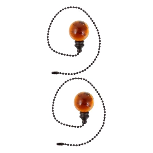 Operitacx 2 Stück Retro Beaded Chain für Deckenventilator Lampe Kettenverlängerung mit Elegantem Design Langlebig und Kratzfest für Deckenleuchten und Ventilatoren Operitacx 2 Stück Retro Beaded Chain für Deckenventilator Lampe Kettenverlängerung mit Elegantem Design Langlebig und Kratzfest für Deckenleuchten und Ventilatoren von Operitacx
