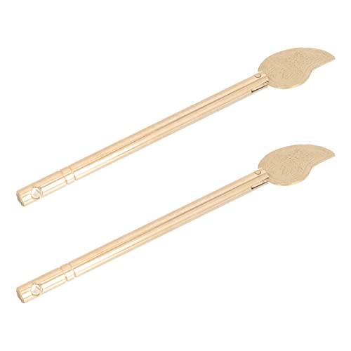 Operitacx 2 Stück Retro Leaf Shape Locking Pin Vintage Möbelverschluss Bronze für Schranktüren Kommoden und Langlebig und Elegant für Verschiedene Haushaltsmöbel Operitacx 2 Stück Retro Leaf Shape Locking Pin Vintage Möbelverschluss Bronze für Schranktüren Kommoden und Langlebig und Elegant für Verschiedene Haushaltsmöbel von Operitacx