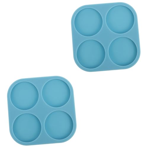 Operitacx 2 Stück Runde Silikonform für Epoxidharz Flexible und Langlebige Gießform Einfach zu Entformen und Reinigen für DIY Schmuckherstellung und Kreative Handarbeiten von Operitacx