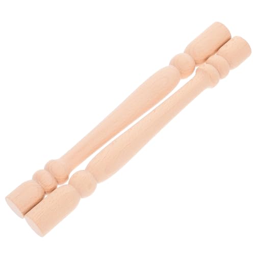 Operitacx 2 Stück Säulen Unbehandelte Holzspindeln Robuste Dekorative Baluster für Haus Weinregal Brückensäule Holzverzierung Holzoptik Operitacx 2 Stück Säulen Unbehandelte Holzspindeln Robuste Dekorative Baluster für Haus Weinregal Brückensäule Holzverzierung Holzoptik von Operitacx