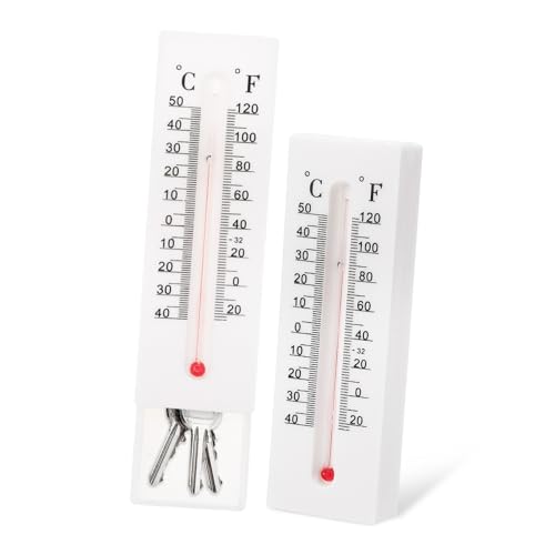 Operitacx 2 Stück Schlüsselversteck Outdoor Thermometer Wetterfeste Schlüsselbox mit Dekorativem Design für Aufbewahrung von Schlüsseln und Münzen für Außenbereich Operitacx 2 Stück Schlüsselversteck Outdoor Thermometer Wetterfeste Schlüsselbox mit Dekorativem Design für Aufbewahrung von Schlüsseln und Münzen für Außenbereich von Operitacx