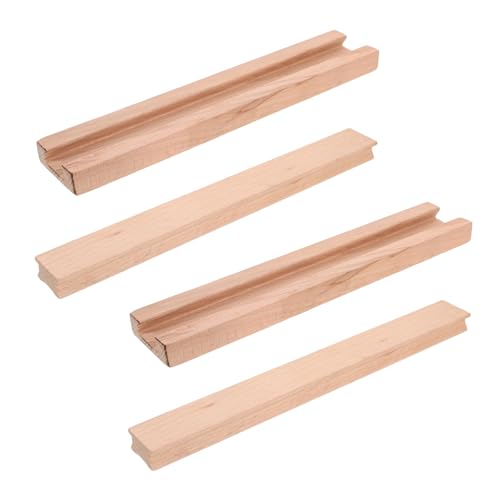 Operitacx 2 Stück Schubladenführungen aus Massivholz Mischungsschubladenstrecke Schadenfolien der Mittelmontageschublade Austausch des Kommodenschiebers Holzschublade gleitet hölzern Khaki von Operitacx